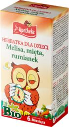 Apotheke Uspokajająca Bio, herbatka dla dzieci powyżej 6