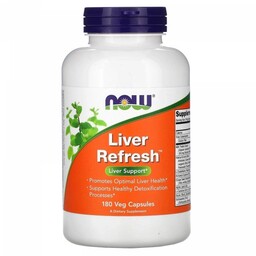 Liver Refresh, Now Foods, 180 kapsułek