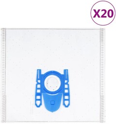 vidaXL Worki do odkurzaczy Bosch/Siemens DEFGH, 20 szt.