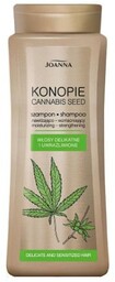 JOANNA Konopie Szampon nawilżająco-wzmacniający do włosów delikatnych, 400ml