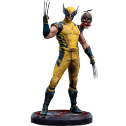Statuetka Marvel - Wolverine & Deadpool Head (Iron
