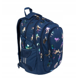 Plecak szkolny wielokomorowy St Majewski