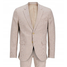 Jack & Jones Super Slim Garnitur Męski Beżowy