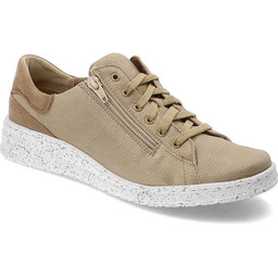 Złote Półbuty Armodo Modne Obuwie Damskie