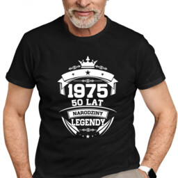 1975 Narodziny legendy 50 lat - męska koszulka