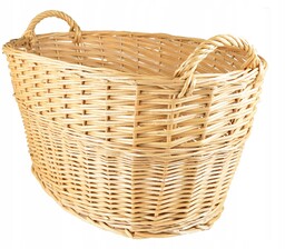 Wiklinowy Kosz Na Drewno Bieliznę Zabawki 70CM