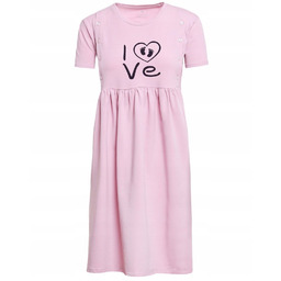 Koszula Nocna Damska Bawełniana Ciążowa Do Karmienia Miękka