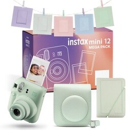 FUJIFILM Aparat Instax Mini 12 Zielony Pokrowiec +