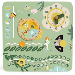 Classic World Drewniana Tablica Manipulacyjna "Mój Pierwszy Kalendarz"