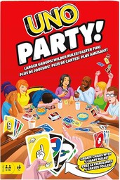 UNO Party Rodzinna gra karciana dla większych grup,