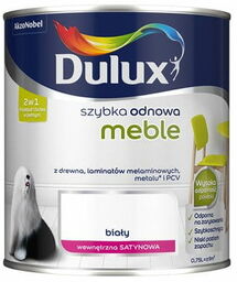 Farba Dulux Szybka Odnowa Meble 0,75l Biały