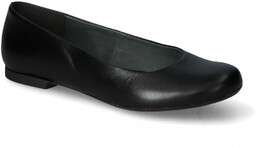 Baleriny Wielbut 020 Czarne/G lico