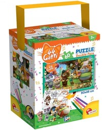 Lisciani, puzzle, 44 Koty, 60 el.