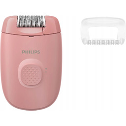 Depilator Philips sieciowy różowy Seria 2000 Nasadka masująca