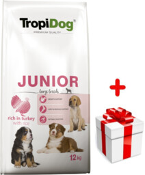 TROPIDOG Premium Junior L bogaty w indyka