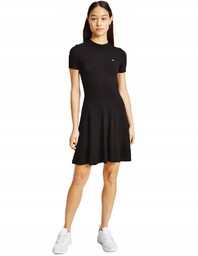 Tommy Hilfiger Sukienka Damska Fit Flare Black Rxs