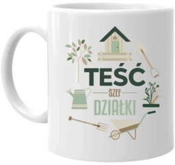 Teść Szef Działki - kubek na prezent