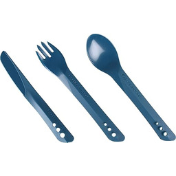 Lifeventure Ellipse plastikowy zestaw sztućców na kemping, podróż