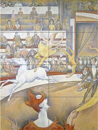 Artery8 Georges Seurat The Circus XL olbrzymi plakat