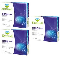 Zestaw 3 x NATURELL Rhodiola + B, 60