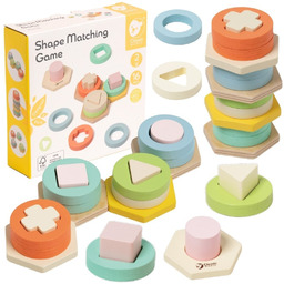 CLASSIC WORLD Sorter Montessori Kształtów i Kolorów Układanka