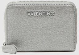VALENTINO Zestaw srebrny portfel damski z lusterkiem