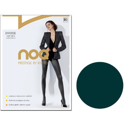 Kryjące Rajstopy Błyszczące 100 Den Navy Blue 3