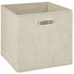 Pudełko do regału 31x31cm gładkie beżowe