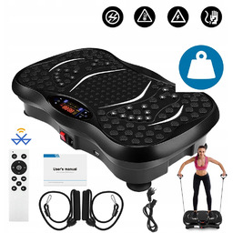 Platforma Wibracyjna Wibrująca Treningowa Masażer Z Pilotem
