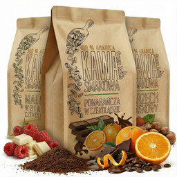 Zestaw prezentowy kawa mielona smakowa 3 x 250