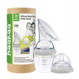 Haakaa Laktator kolektor silikonowy z akcesoriami do butelki