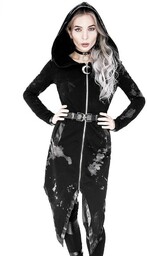 gotycka bluza damska BUCKLED-XL
