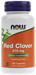 Now Foods, Red Clover, 375 mg, Suplement diety,