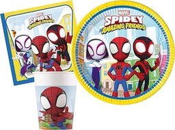 Party Tableware Set Marvel Spider-Man Spidey and His