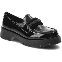 Lemar Czarne Półbuty Eleganckie Skórzane Buty