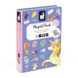 Magnetyczna układanka Jednorożec Magnetibook Janod