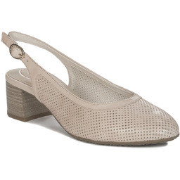 Tamaris Czółenka damskie skórzane Old Rose różowe-38