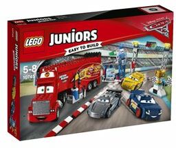 LEGO Juniors, klocki Finałowy wyścig Florida 500, 10745