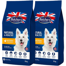 BUTCHER''S Natural&Healthy sucha karma z kurczakiem dla psa