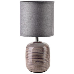 Lampa ceramiczna lampka nocna stołowa LETI 28,5x14cm HTLA2414-SR