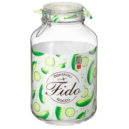 FLORINA Słoik Bormioli Rocco Fido 4L pałąkowe zamknięcie