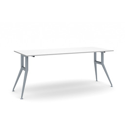 Stół konferencyjny do biura WIDE, 180x80 cm, biały