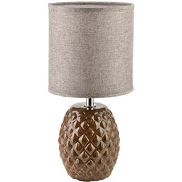 Lampa ceramiczna lampka nocna stołowa LETI 28,5x14cm HTLA2438-SR