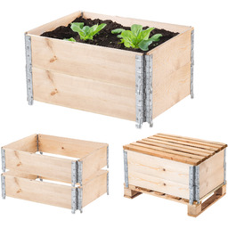 Obrzeże ogrodowe nadstawka paletowa Banari 2 szt. 60x80x20cm