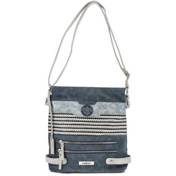 Granatowa Modna Torebka Damska Rieker