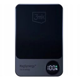 Powerbank 3mk MagSynergy 5000mAh 18W Usb-c Lightning Grafitowy