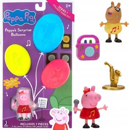 Świnka Peppa 2-Pak Figurki Balon Niespodzianka