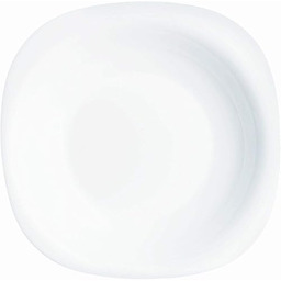 Luminarc 22,5 cm szklany talerz do zupy, biały,