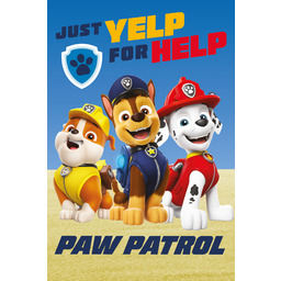 Jerry Fabrics Kocyk polarowy 100x150 Psi Patrol Paw