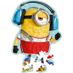 Trefl Drewniane Puzzle Minions 50 Elementów Szalony Minionek